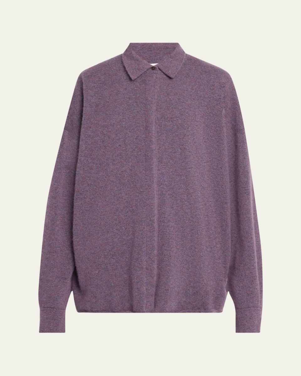 Janak Collared Cashmere Top